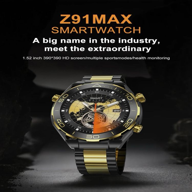 Z91 Pro Max  Smart Watch (Gold)