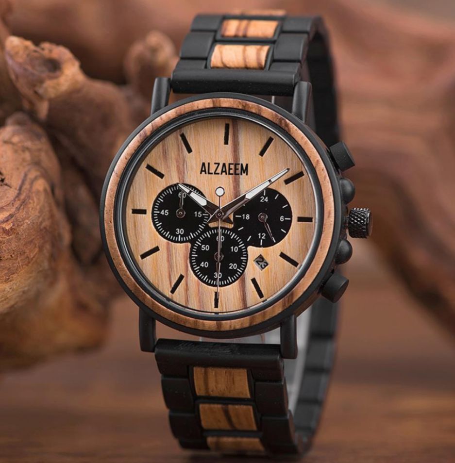 Zebra Wood Luxury Zaeem Wooden Watches