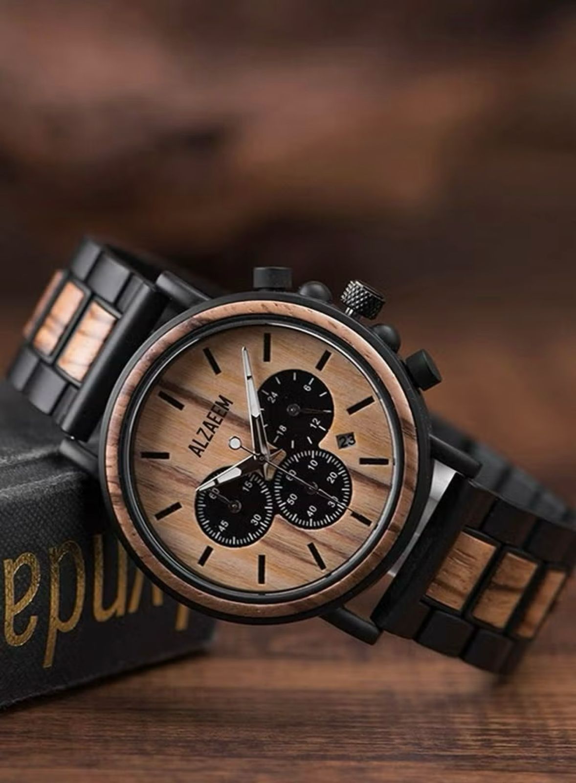 Zebra Wood Luxury Zaeem Wooden Watches